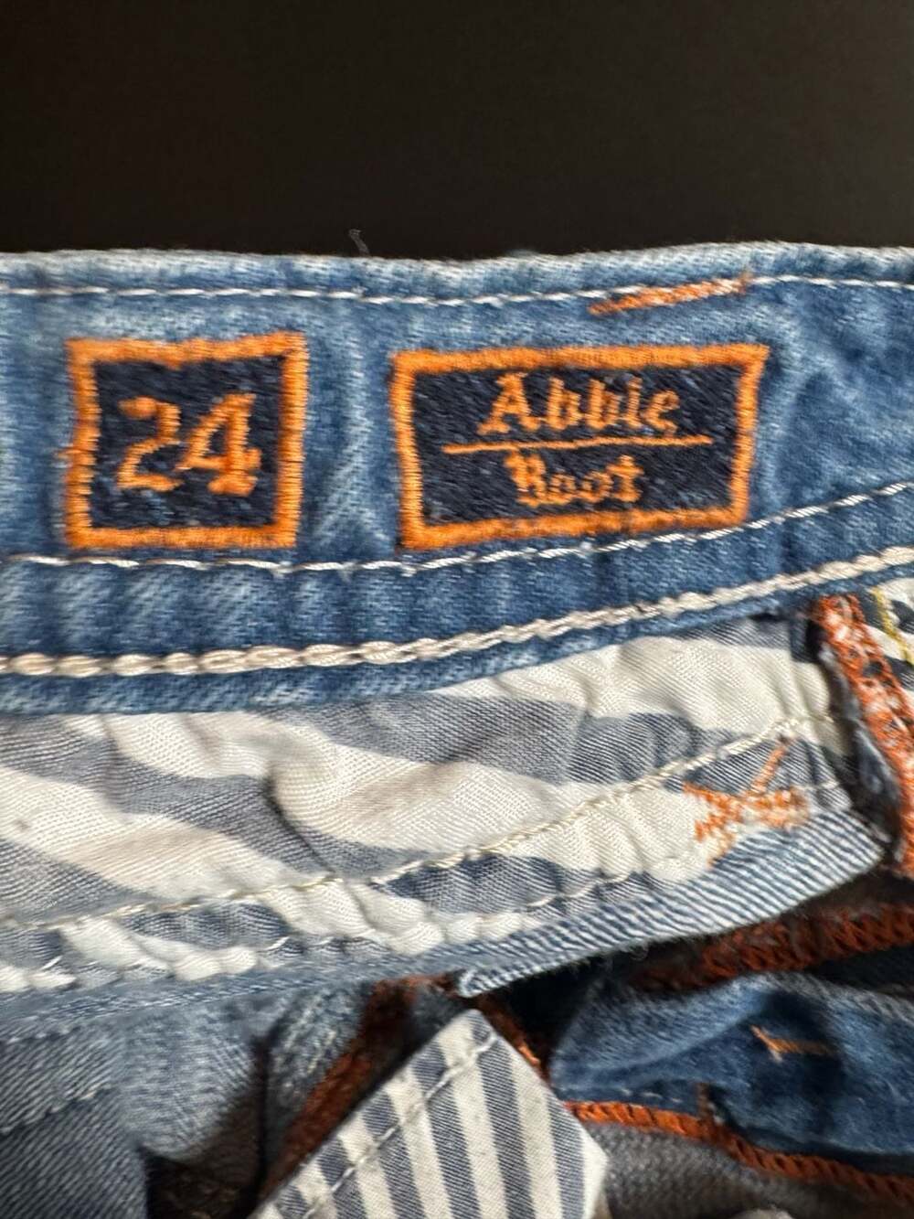 Vintage Rock Revival Abbie Bootcut Jeans Size 24 - Picture 8 of 8
